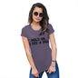 Womens Novelty T Shirt I See A Dog Women's T-Shirt Small Plum