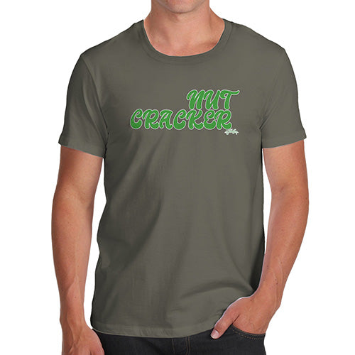 Novelty T Shirts For Dad Nut Cracker Men's T-Shirt Medium Khaki