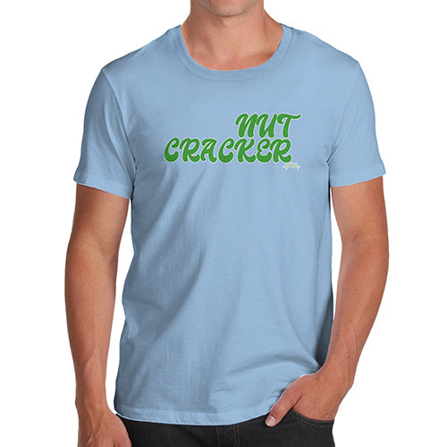 Funny Gifts For Men Nut Cracker Men's T-Shirt Medium Sky Blue