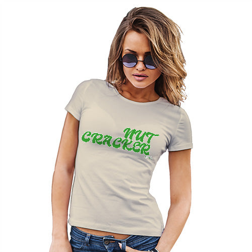 Womens Funny Sarcasm T Shirt Nut Cracker Women's T-Shirt Medium Natural