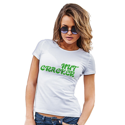 Funny T Shirts For Mum Nut Cracker Women's T-Shirt Medium White