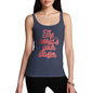 Funny Tank Top For Mom The World's Your Lobster Women's Tank Top Small Navy