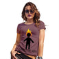 Novelty Tshirts Women I Tried It At Home Women's T-Shirt Small Burgundy