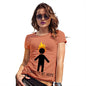 Novelty Tshirts Women I Tried It At Home Women's T-Shirt Large Orange