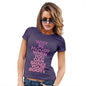 Womens Funny Sarcasm T Shirt Why Be Moody Shake Your Booty Women's T-Shirt Large Plum