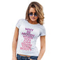 Funny T Shirts For Mom Why Be Moody Shake Your Booty Women's T-Shirt Large White