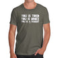 Mens Novelty T Shirt Christmas You Is A Parent Men's T-Shirt Medium Khaki