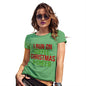 Funny T-Shirts For Women Sarcasm I Run On Coffee Christmas and Cheer Women's T-Shirt X-Large Green