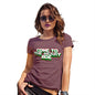 Funny T Shirts For Women Come To The Merry Side Women's T-Shirt Small Burgundy