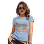 Novelty Gifts For Women Its Beginning To Look Like F-ck This Women's T-Shirt Large Sky Blue