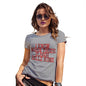 Funny T-Shirts For Women I Know When Those Sleigh Bells Ring Women's T-Shirt Medium Light Grey