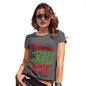 Funny T-Shirts For Women Naughty Feels So Nice Women's T-Shirt Large Dark Grey