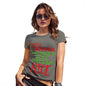 Womens Novelty T Shirt Christmas Naughty Feels So Nice Women's T-Shirt X-Large Khaki