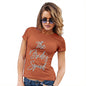 Womens Funny T Shirts The Bride's Squad Women's T-Shirt Medium Orange