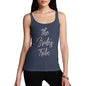 Womens Novelty Tank Top Christmas The Bride's Tribe Women's Tank Top X-Large Navy