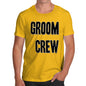 Funny T-Shirts For Men Sarcasm Groom Crew Men's T-Shirt X-Large Yellow