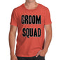 Funny T-Shirts For Men Groom Squad Men's T-Shirt X-Large Orange