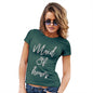 Funny T-Shirts For Women Sarcasm Maid Of Honor Women's T-Shirt Medium Bottle Green