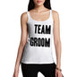 Womens Novelty Tank Top Team Groom Silver Women's Tank Top Large White