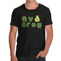 Mens Novelty T Shirt Christmas Avo Crew Men's T-Shirt Large Black