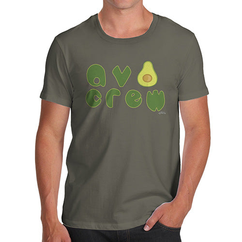 Funny T-Shirts For Men Avo Crew Men's T-Shirt Small Khaki