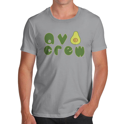 Funny T Shirts For Men Avo Crew Men's T-Shirt Small Light Grey