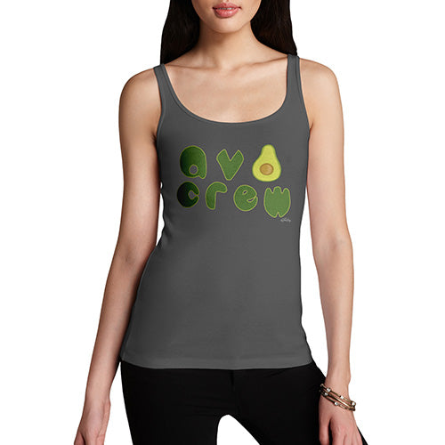 Funny Tank Tops For Women Avo Crew Women's Tank Top X-Large Dark Grey