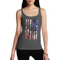 Womens Novelty Tank Top USA BMX Silhouette Women's Tank Top Medium Dark Grey