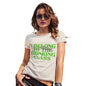 Womens Humor Novelty Graphic Funny T Shirt The Drinking Class Women's T-Shirt Small Natural