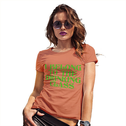 Funny T Shirts For Women The Drinking Class Women's T-Shirt Large Orange