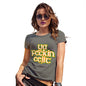 Womens Novelty T Shirt Ya F#ckin Eejit Women's T-Shirt X-Large Khaki