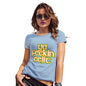 Womens T-Shirt Funny Geek Nerd Hilarious Joke Ya F#ckin Eejit Women's T-Shirt Large Sky Blue