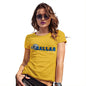 Funny Tee Shirts For Women Dallas American Football Established Women's T-Shirt Large Yellow