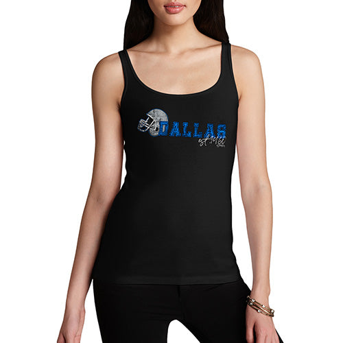 Funny Tank Tops For Women Dallas American Football Established Women's Tank Top Medium Black