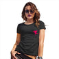 Funny T Shirts For Mum Flying Cupid Pocket Placement Women's T-Shirt Large Black