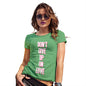 Womens Funny Sarcasm T Shirt Don't Give Up On Love Women's T-Shirt Large Green