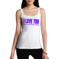 Womens Funny Tank Top Love Some Parts More Than Others Women's Tank Top Small White