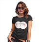 Womens Novelty T Shirt You Heart Me Venn Diagram Women's T-Shirt Small Black