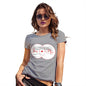 Funny T Shirts For Mum You Heart Me Venn Diagram Women's T-Shirt Medium Light Grey