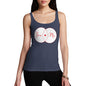 Womens Novelty Tank Top You Heart Me Venn Diagram Women's Tank Top X-Large Navy