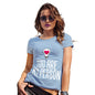 Funny T-Shirts For Women You Are My Person Women's T-Shirt Medium Sky Blue