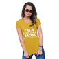 Womens Humor Novelty Graphic Funny T Shirt I'm A Basketball Mom Women's T-Shirt Large Yellow