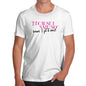 Mens T-Shirt Funny Geek Nerd Hilarious Joke Because I Said So Men's T-Shirt Large White