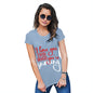 Womens Funny T Shirts Even When You're Snoring Women's T-Shirt Small Sky Blue