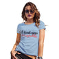 Womens Funny Sarcasm T Shirt I Find You Acceptable Women's T-Shirt Medium Sky Blue