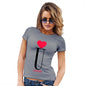 Womens Novelty T Shirt Christmas Love U Loads Women's T-Shirt Small Light Grey