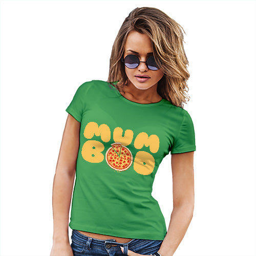 Funny T-Shirts For Women Sarcasm Mum Bod Women's T-Shirt Small Green
