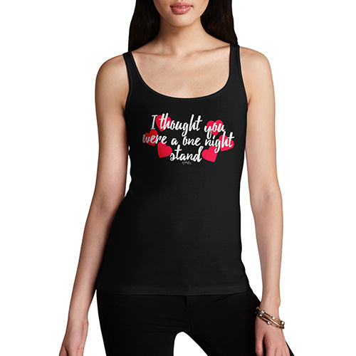 Funny Tank Top For Mom One Night Stand Women's Tank Top Small Black