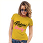 Funny Tshirts For Women Raisin' A Lady Women's T-Shirt Large Yellow