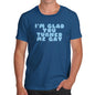 Funny Mens T Shirts I'm Glad You Turned Me Gay Men's T-Shirt X-Large Royal Blue